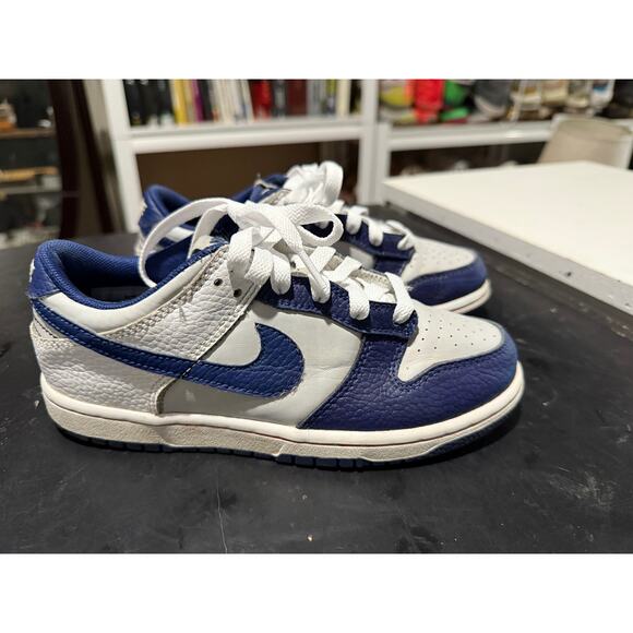 Nike Dunk Low (PS) 75th Anniversary Brooklyn Nets PS Size 2Y (DC9564-001) - Picture 1 of 8
